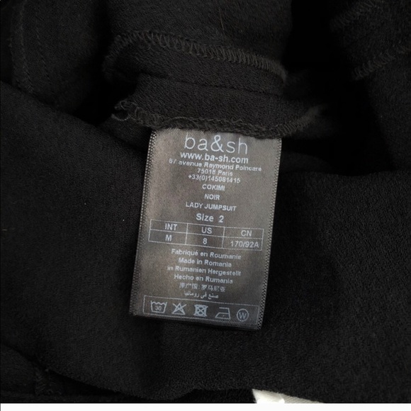 BA&SH Jumpsuit in Black Size 2 (8 US) - Picture 9 of 9